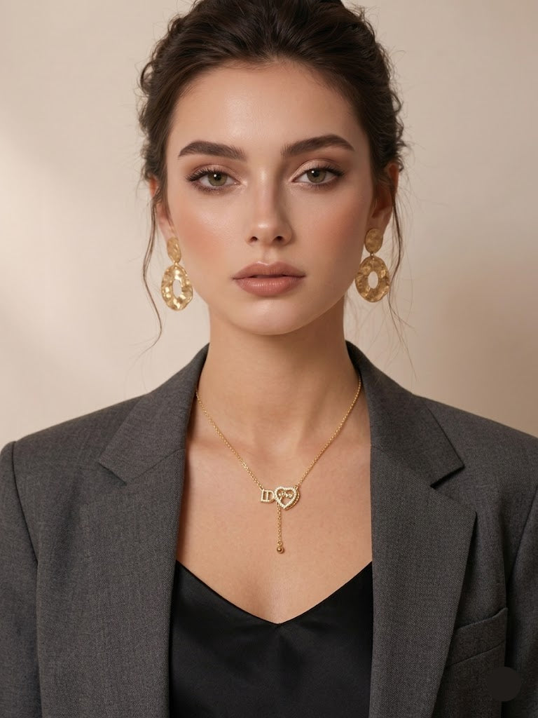The Eternal Amour Lariat Necklace