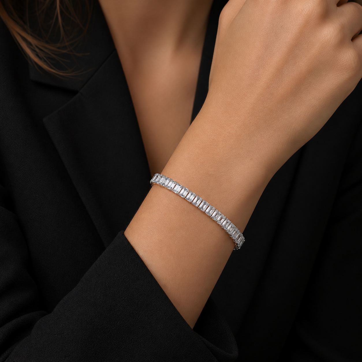 Crystal Line Bracelet