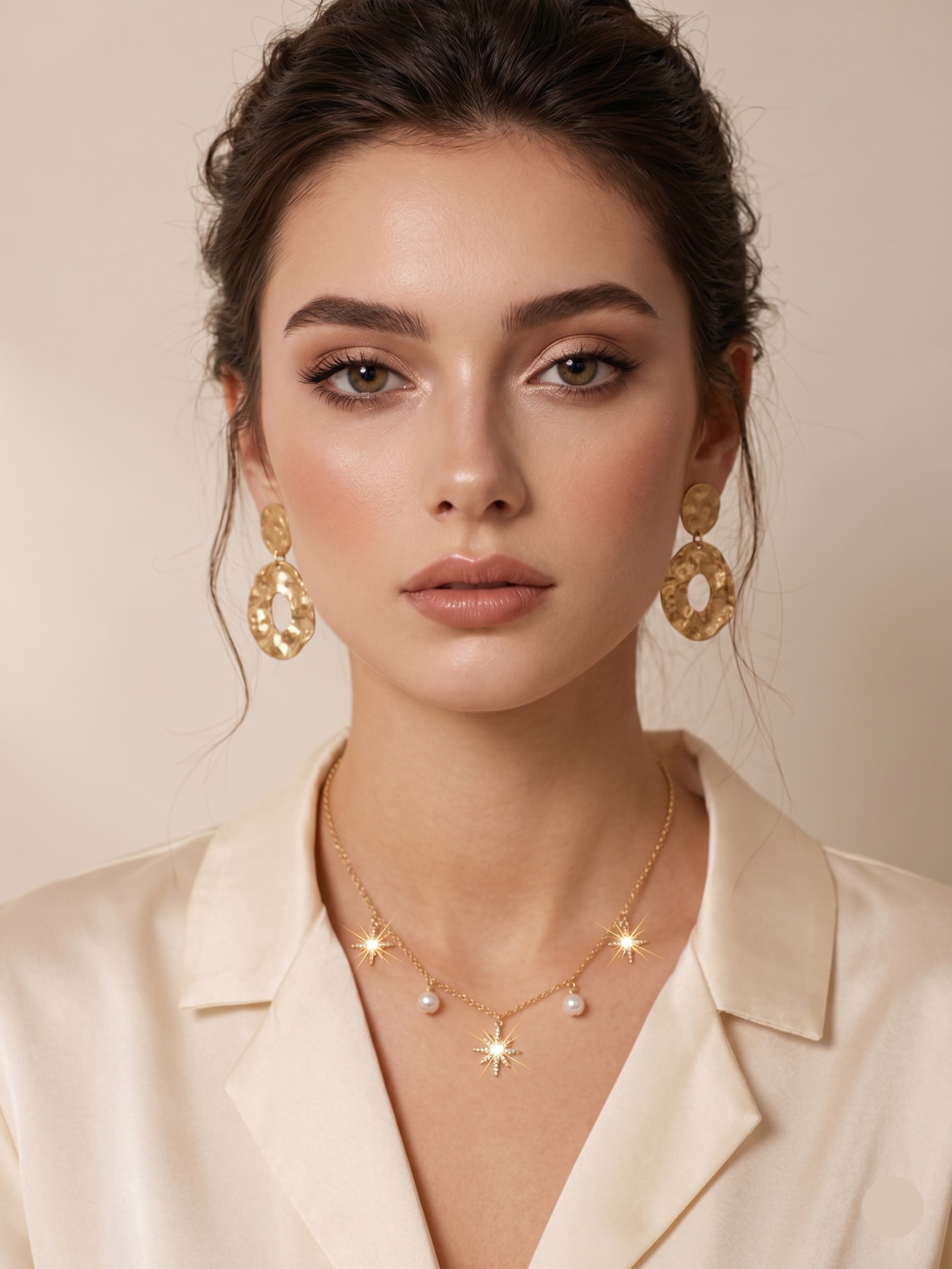 Midnight Stella Pearl Drop Necklace