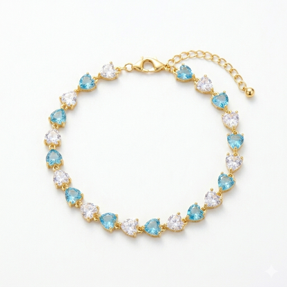Ocean Heart Bracelet