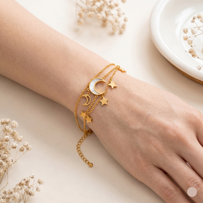 Moonlit Star Bracelet