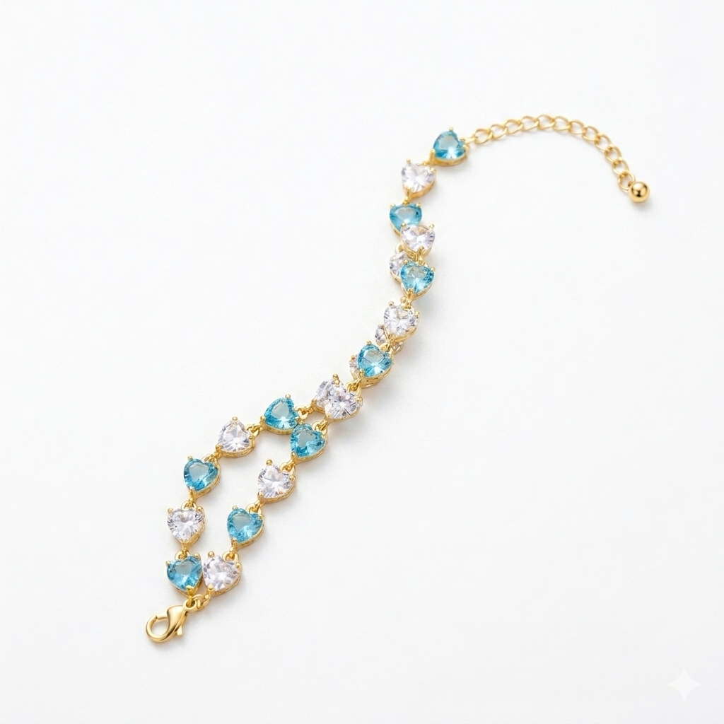 Ocean Heart Bracelet