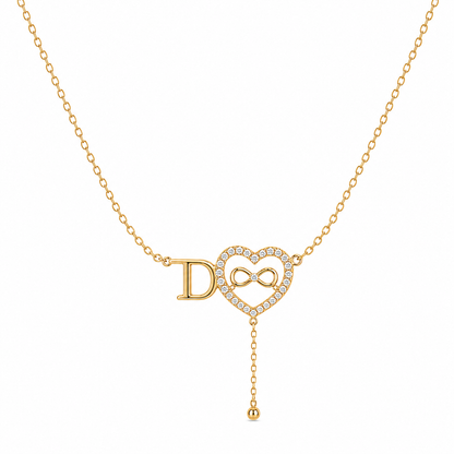 The Eternal Amour Lariat Necklace